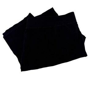 EILEEN FISHER Black Stretch Knit Pants Size‎ XL Made in USA